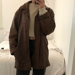 danier brown leather jacket!!!